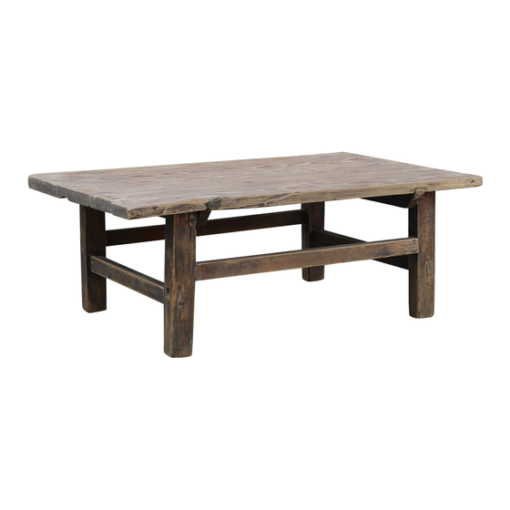 Table Tang wood 81x51x30