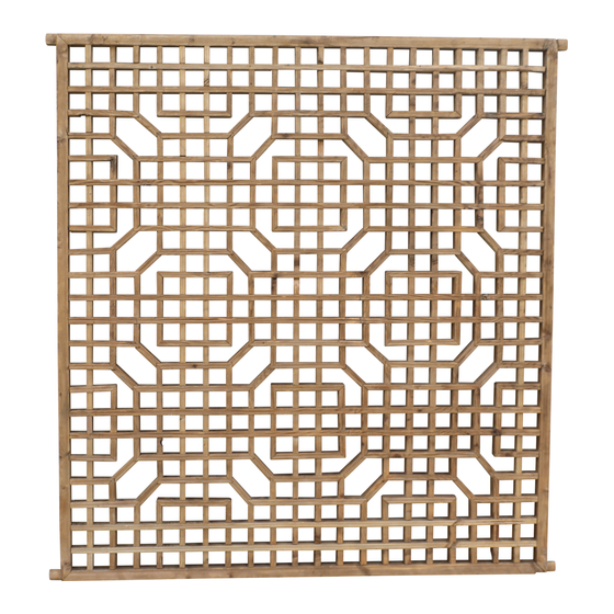 Panel wood pattern 123x4x130 sideview