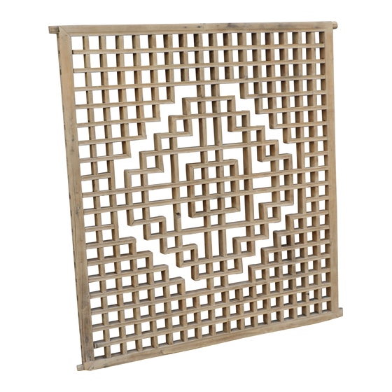 Panel wood pattern 102x4x114