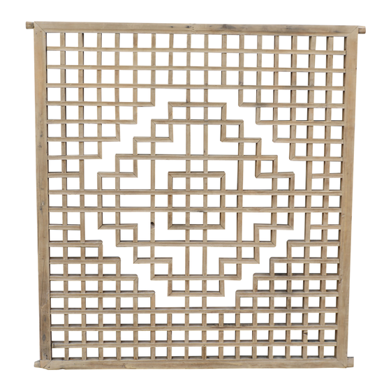 Panel wood pattern 102x4x114 sideview