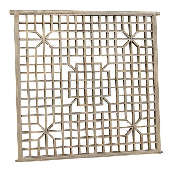 Panel wood pattern 121x3x115