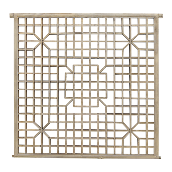 Panel wood pattern 121x3x115 sideview