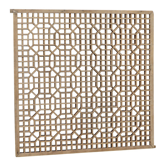 Panel wood pattern 120x3x118