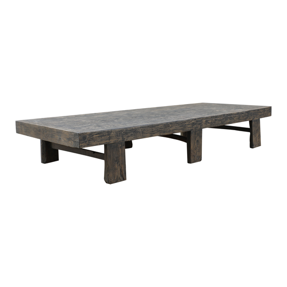 Coffee table wood 237x98x40