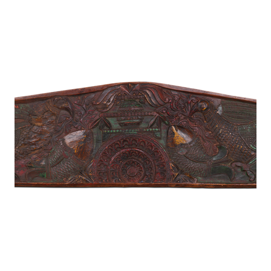 Panel wood carved sideview