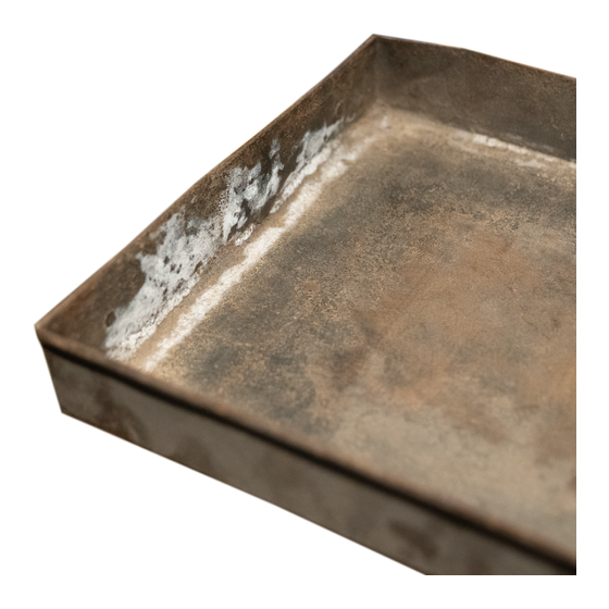 Iron offering tray sideview