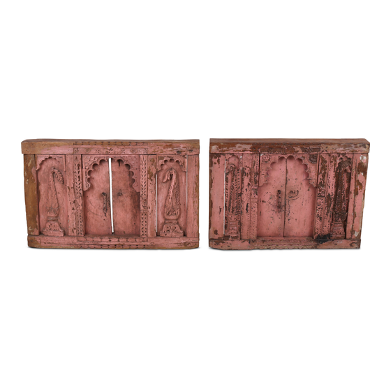 Window carved pink SET/2 sideview