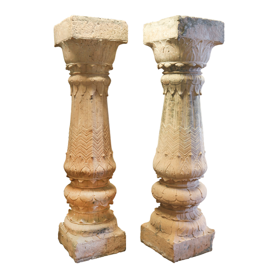 Stone pilar set/2