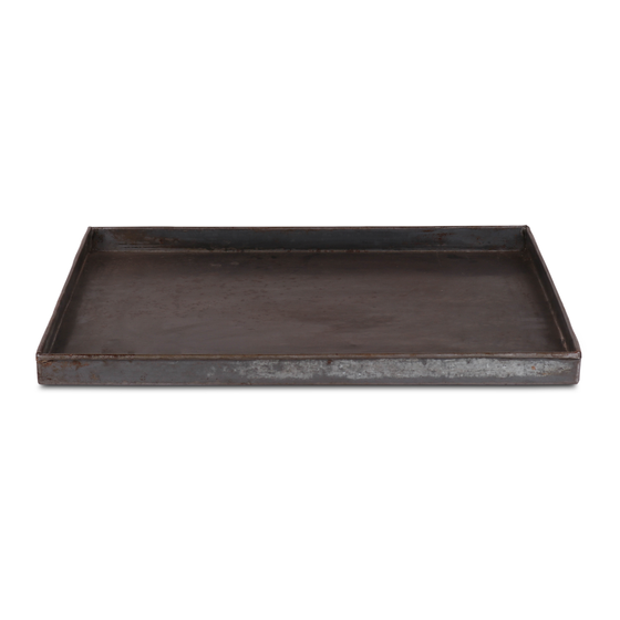 Tray iron sideview