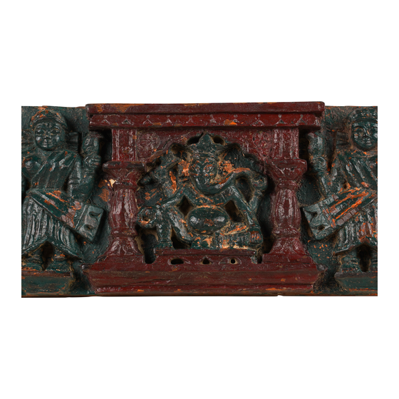 Panel Ganesh wood sideview