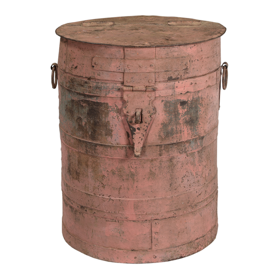 Barrel 65x51x51 iron sideview