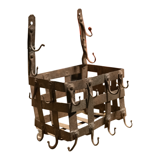 Basket iron hanging