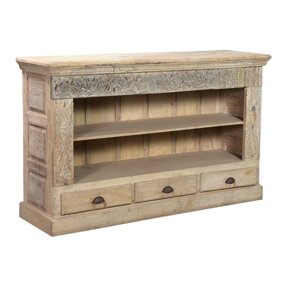 Sideboard wood 3 drawers