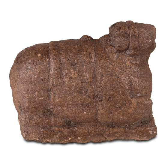 Cow stone sideview