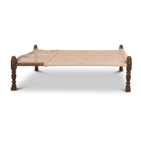 Daybed hout sideview