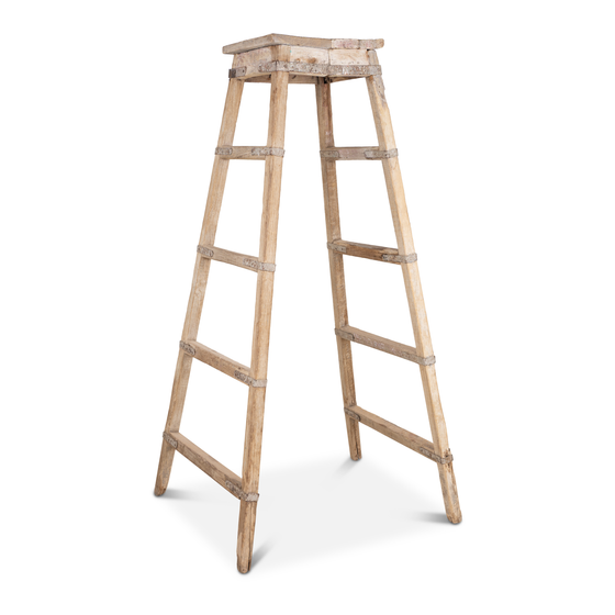 Painter's ladder high wood collapsible