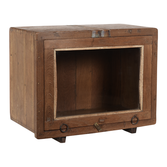 Display cabinet wood