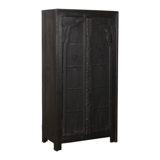 Cabinet wood black