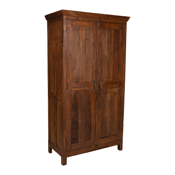 Cabinet wood teak 2drs