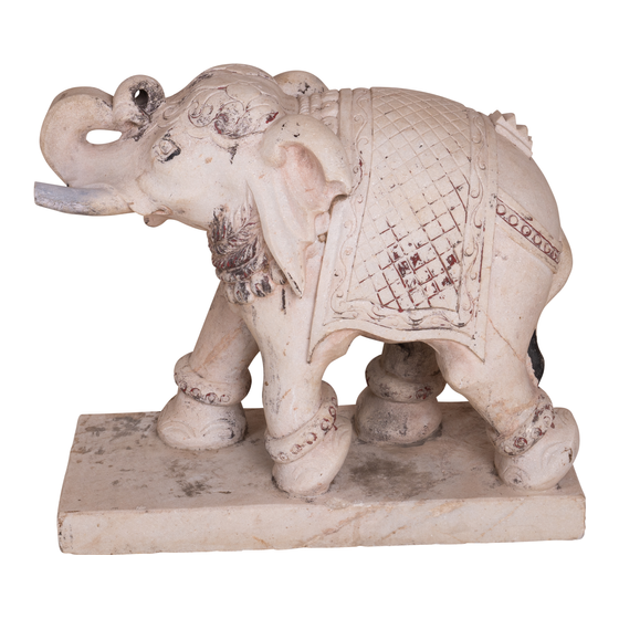 Elephant marble sideview