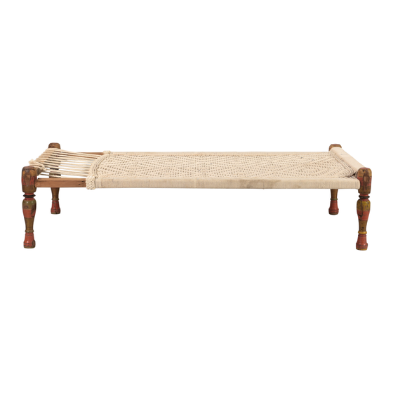 Daybed wood sideview