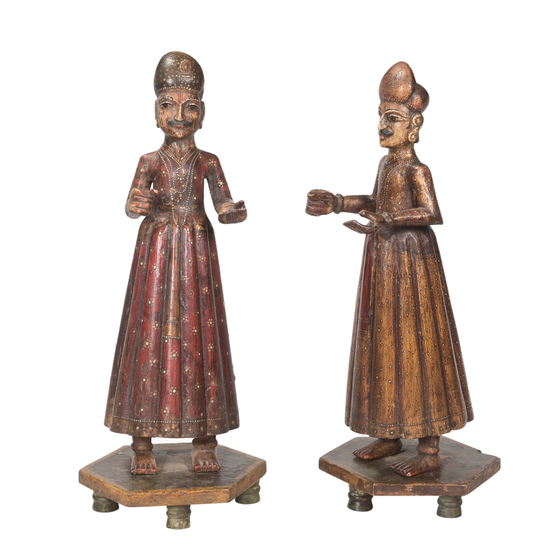 Figuur hout rood