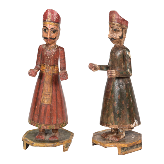 Figuur hout rood