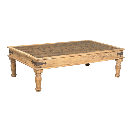 Coffee table wood pattern