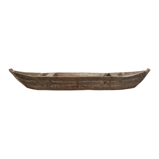 Boat wood 405x62x57 sideview