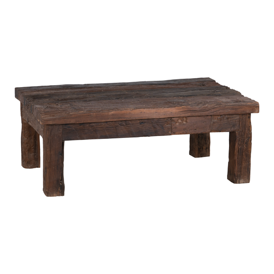Coffee table wood 122x77x46