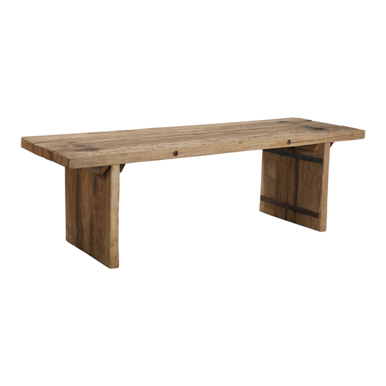 Dining table wood 243x89x77
