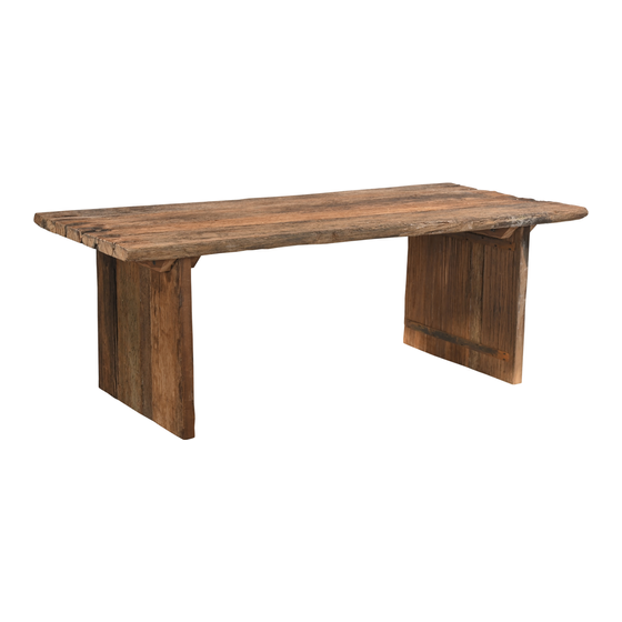 Dining table wood 243x89x77