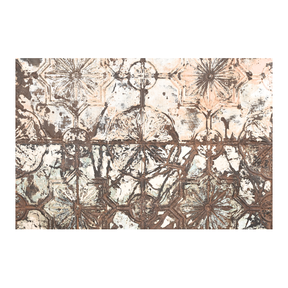 Ceiling panel iron sideview