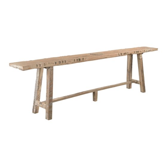 Console table wood