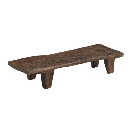 Coffee table naga wood 169x57x32