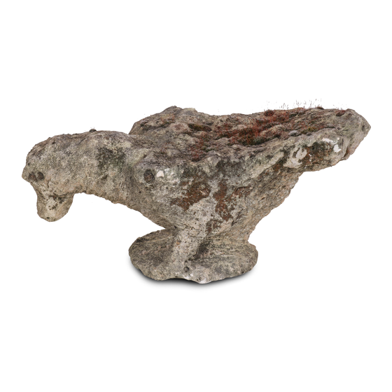 Chicken stone sideview