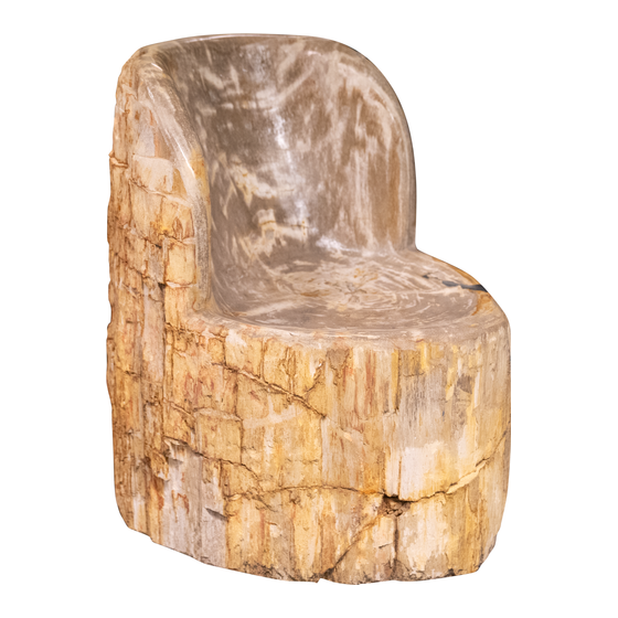 Chair stone sideview