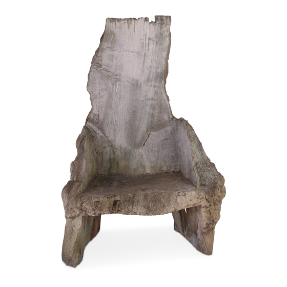 Chair root-wood 200cm sideview