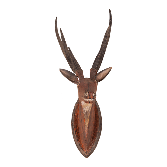 Deer head wood