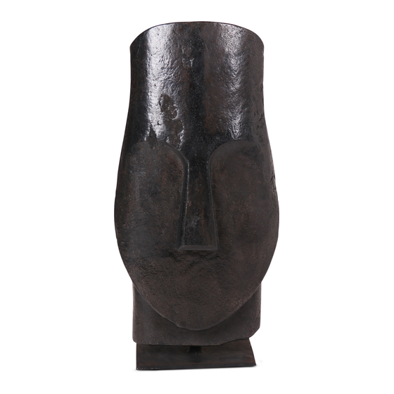 Head stone 70cm Africa style sideview