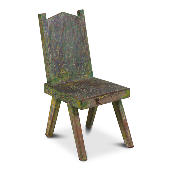 Chair wood green