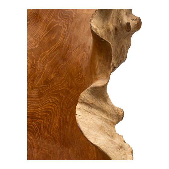 Panel rain tree on stand sideview