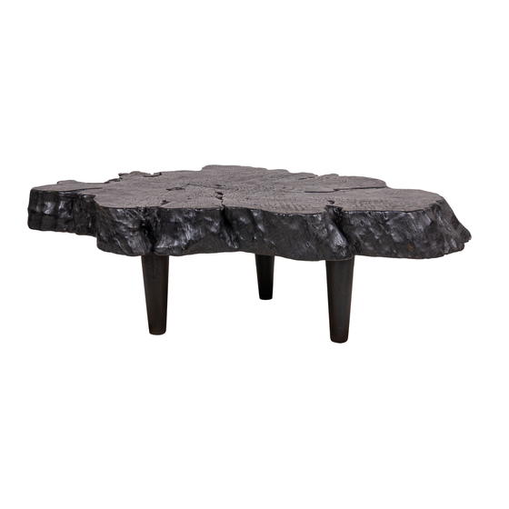 Coffee table lychee black sideview