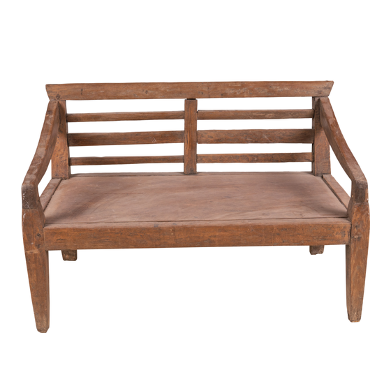 Bench wood sideview