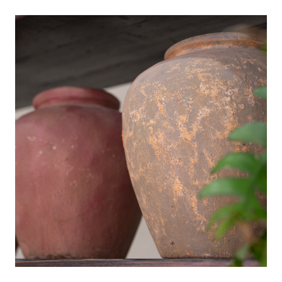 Pot earthenware sideview