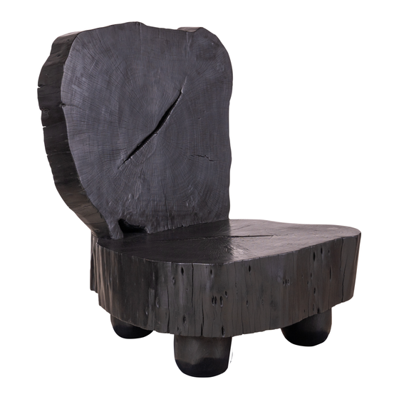 Chair wood black