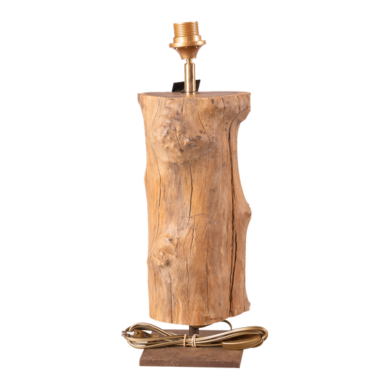 Table lamp wood sideview