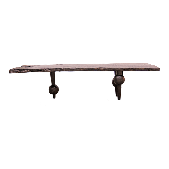 Dining table lychee 310x103x78 sideview