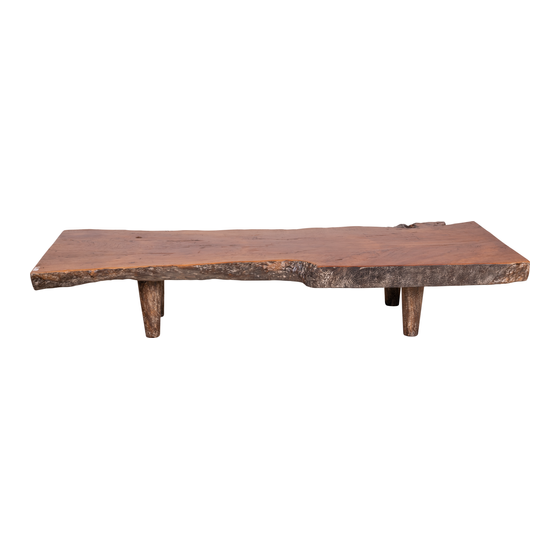Coffee table lychee 187x80x45 sideview