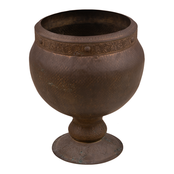 Wedding vase copper
